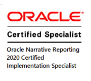 Oracle Narrative Reporting 2020 Certified Implementation Specialist